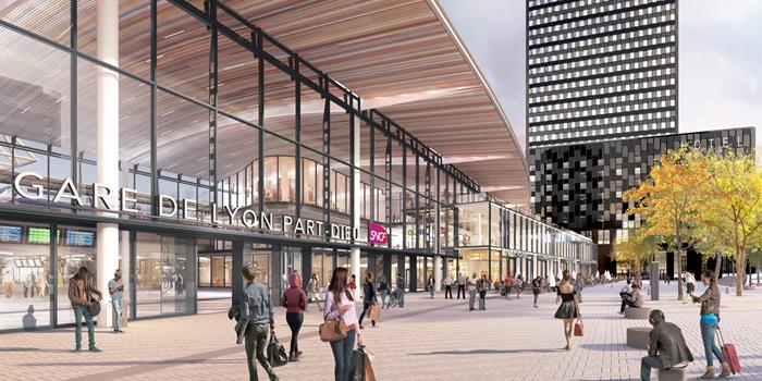 Gare de Lyon Part Dieu - Emprise et réserve, Vente à emporter de type coffee shop